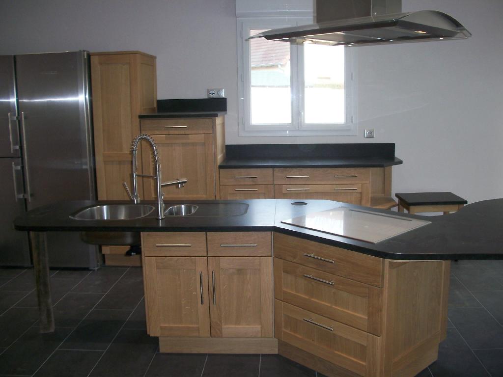 Plan de travail en granit noir